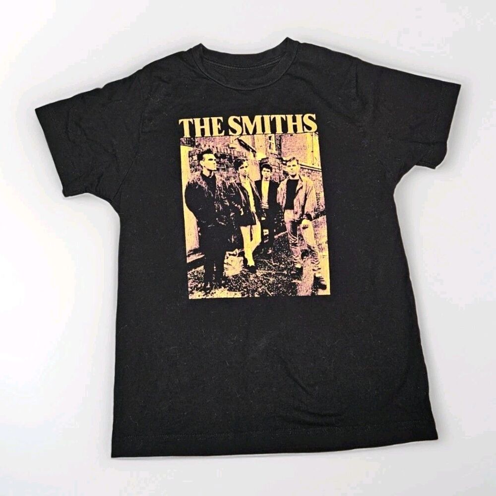 The Smiths Black Band Graphic T-Shirt Retro Indie Rock Morrissey
